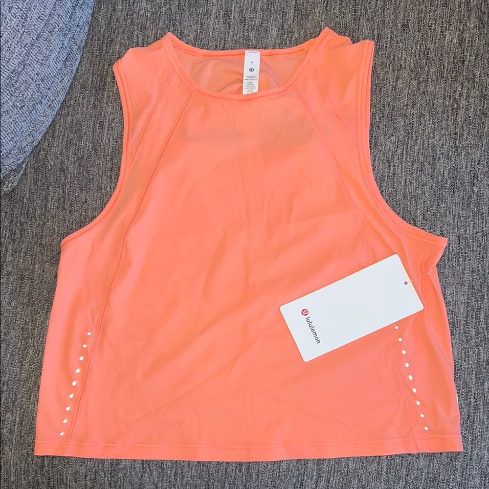 Lululemon sculpt cropped tank